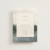 "Lakefront" - Wedding Invitations in Natural by Robert and Stella - Front