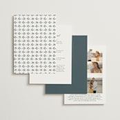 "Americana" - Wedding Invitations in Sea by leslie hamer - Back of Card Options