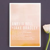 "Ombre" - Wedding Invitations in Mandarin by Dean Street - Front