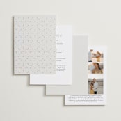 "Unity" - Wedding Invitations in Porcelain by Jennifer Postorino - Back of Card Options