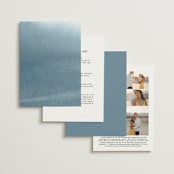"At Dusk" - Wedding Invitations in Sunset by Sumak Studio - Back of Card Options