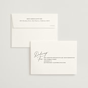 "Beautifully Scripted" - Wedding Invitations in Pearl by Hooray Creative - FREE Recipient Addressing