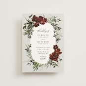 "harvest" - Wedding Invitations in Cabernet by Everett Paper Goods - Front