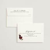 "harvest" - Wedding Invitations in Cabernet by Everett Paper Goods - FREE Recipient Addressing