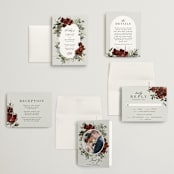 "harvest" - Wedding Invitations in Cabernet by Everett Paper Goods - Invitation Suite