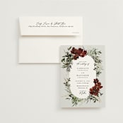 "harvest" - Wedding Invitations in Cabernet by Everett Paper Goods - Invitation with Envelope