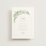 "I do" - Wedding Invitations in Fern by Creo Study - Front