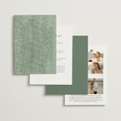 "I do" - Wedding Invitations in Fern by Creo Study - Back of Card Options