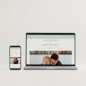 "Chantilly" - Wedding Invitations in Emerald by Kimberly Morgan - FREE Wedding Website