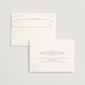 "Chantilly" - Wedding Invitations in Emerald by Kimberly Morgan - FREE Recipient Addressing