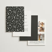 "As if a Dream" - Wedding Invitations in Cloud by Pine Street Creative - Back of Card Options