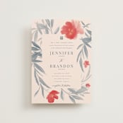 "Orient Garden" - Wedding Invitations in Saffron by Vera Lim - Front