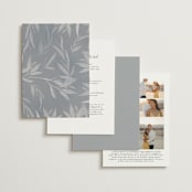 "Orient Garden" - Wedding Invitations in Saffron by Vera Lim - Back of Card Options