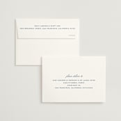 "Montauk" - Wedding Invitations in Blue Bell by Megan Davis - FREE Recipient Addressing