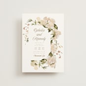 "Felicity" - Wedding Invitations in Pearl by Leah Bisch - Front