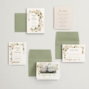 "Felicity" - Wedding Invitations in Pearl by Leah Bisch - Invitation Suite