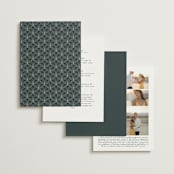 "Arched Pampas" - Wedding Invitations in Basil by Kaydi Bishop - Back of Card Options