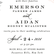 "Peony Floral Frame" - Wedding Invitations in Cornflower by Alethea and Ruth - Detail