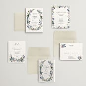 "Lilac Bloom" - Wedding Invitations in Lavender by Susan Moyal - Invitation Suite