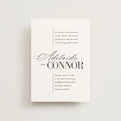 "This and That" - Wedding Invitations in Diamond by Jessica Corliss - Front