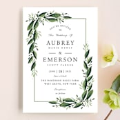 "Paradise" - Wedding Invitations in Forest by Oma N. Ramkhelawan - Front