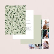 "Paradise" - Wedding Invitations in Forest by Oma N. Ramkhelawan - Back of Card Options