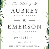 "Paradise" - Wedding Invitations in Forest by Oma N. Ramkhelawan - Detail
