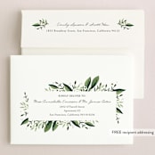 "Paradise" - Wedding Invitations in Forest by Oma N. Ramkhelawan - FREE Recipient Addressing