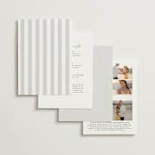 "Sketched Flora" - Wedding Invitations in Cream by Paper Raven Co. - Back of Card Options