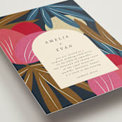 "Tropical Sonata" - Wedding Invitations in Hawaii by Ani Somi - Detail