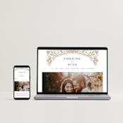 "charmed" - Wedding Invitations in Honey by Jen Owens - FREE Wedding Website