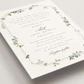 "Wistful" - Wedding Invitations in Mist by Everett Paper Goods - Detail