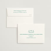"Fiesta Folk Art" - Wedding Invitations in Lagoon by root beer float - FREE Recipient Addressing