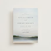 "Calm Water" - Wedding Invitations in Sky by Nicole Walsh - Front