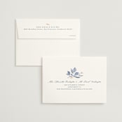 "Cascading Floral" - Wedding Invitations in Lagoon by Corinne Malesic - FREE Recipient Addressing