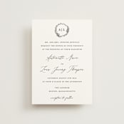 "Antoinette" - Wedding Invitations in Ivory by lulu and isabelle - Front