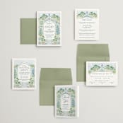 "Going to the Chapel" - Wedding Invitations in Meadow by Paper Sun Studio - Invitation Suite