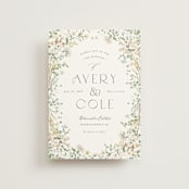 "Avery" - Wedding Invitations in Lemongrass by Jennifer Wick - Front