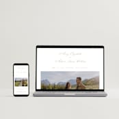 "Avery" - Wedding Invitations in Lemongrass by Jennifer Wick - FREE Wedding Website