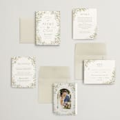 "Avery" - Wedding Invitations in Lemongrass by Jennifer Wick - Invitation Suite