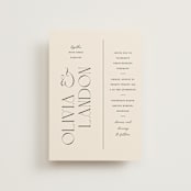 "The Manor" - Wedding Invitations in Buff by Pixel and Hank - Front