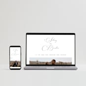 "The Manor" - Wedding Invitations in Buff by Pixel and Hank - FREE Wedding Website