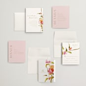 "colorwash floral" - Wedding Invitations in Blossom by Angela Marzuki - Invitation Suite