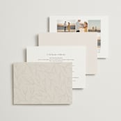 "Italia" - Wedding Invitations in Taupe by Kelly Schmidt - Back of Card Options