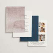"meanders" - Wedding Invitations in Ocean by Sumak Studio - Back of Card Options