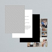 "Waltz" - Wedding Invitations in Tuxedo by Lori Wemple - Back of Card Options