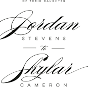 "Waltz" - Wedding Invitations in Tuxedo by Lori Wemple - Detail