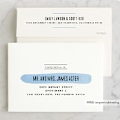 "Gallery Abstract Art" - Wedding Invitations in Ocean by Alethea and Ruth - FREE Recipient Addressing
