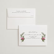 "Tropical garden" - Wedding Invitations in Lime by Elly - FREE Recipient Addressing
