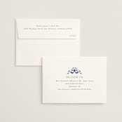 "Topkapi" - Wedding Invitations in Cobalt by Nazia Hyder - FREE Recipient Addressing